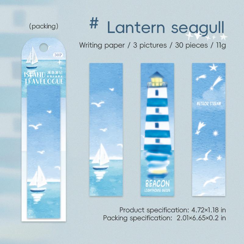 

30Sheets Landscape Theme Hand Account Material Note Memo Pads Paper Diary Student Paperlaria Creative Notebook School Stationery
