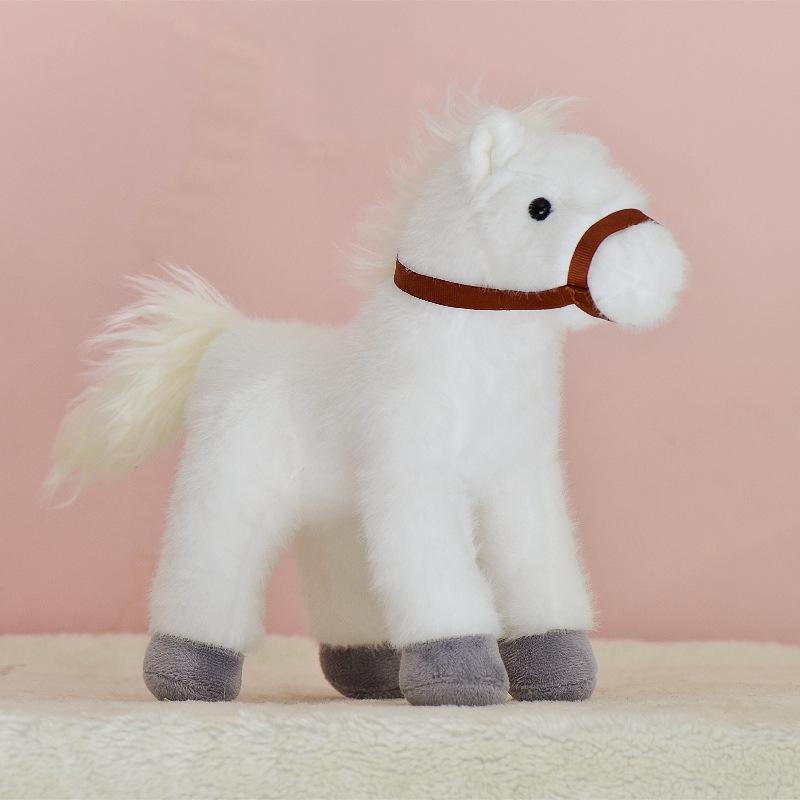 Cute Little Horse Plush Toy Pendant - Children's Zoo Animal Mascot Doll