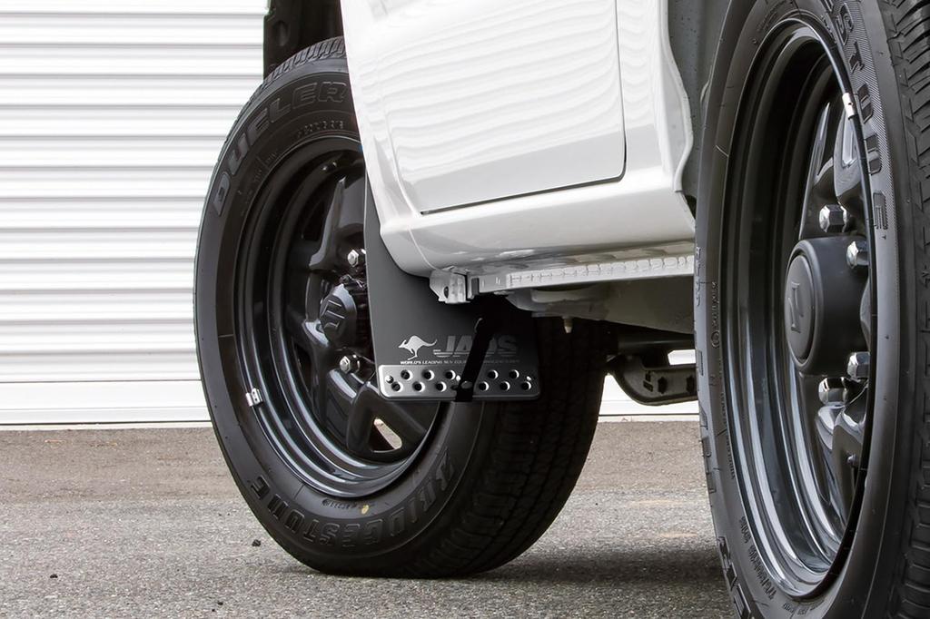 JAOS Mud Guard III Front for Suzuki Jimny JB64 Series Set, Black, (B622513F)