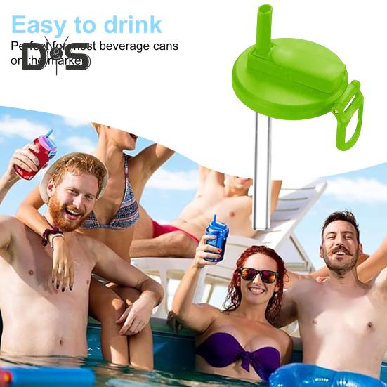 Capac cutie de sifon Capace cu paie pentru sifon Capace reutilizabile fără BPA Sigiliu etanș Garant de prospețime Soda Marker multifuncțional pentru conserva de bere suc Seltzer