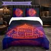 Set Biancheria da Letto a 3 Pezzi Sunderland Football Morbido Set Copripiumino con Federe Set Decorazione Camera da Letto per la Casa