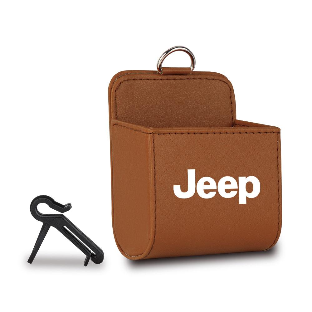 Car air conditioning socket storage bucket hanging storage box for Jeep JPB Renegade Wrangler JK Compass Grand Cherokee Gladiato