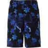 Floral Print Breathable Comfortable Mid Waist Shorts Men Shorts Black Blue 2181A880-002