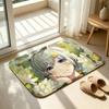 Umamusume-P-D S-Seiun Sky Soft Comfortable Short Plush Rug Carpet mat Anti‑Slip Floor Mat Machine Washable Home Decor