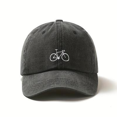 Men Women Vintage Embroidered Baseball Cap with Embroidered Emblem Adjustable Lightweight Washed Cap