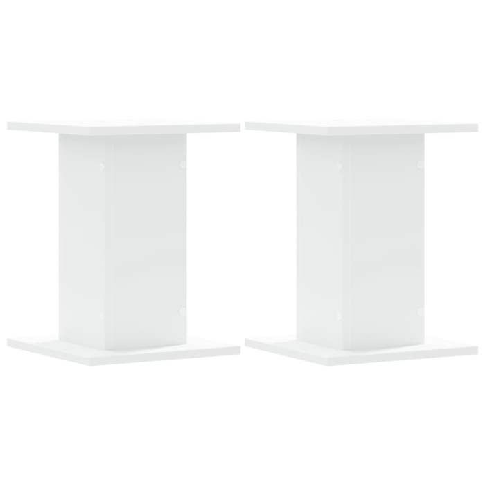 VidaXL Plant Stands 2 Pcs White 30x30x40 Cm Engineered Wood 3307846