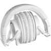 Audio-Technica Professional Monitor Headphones ATH-M50xWH White Studio Recording/Mixing/DJ/Track ...
