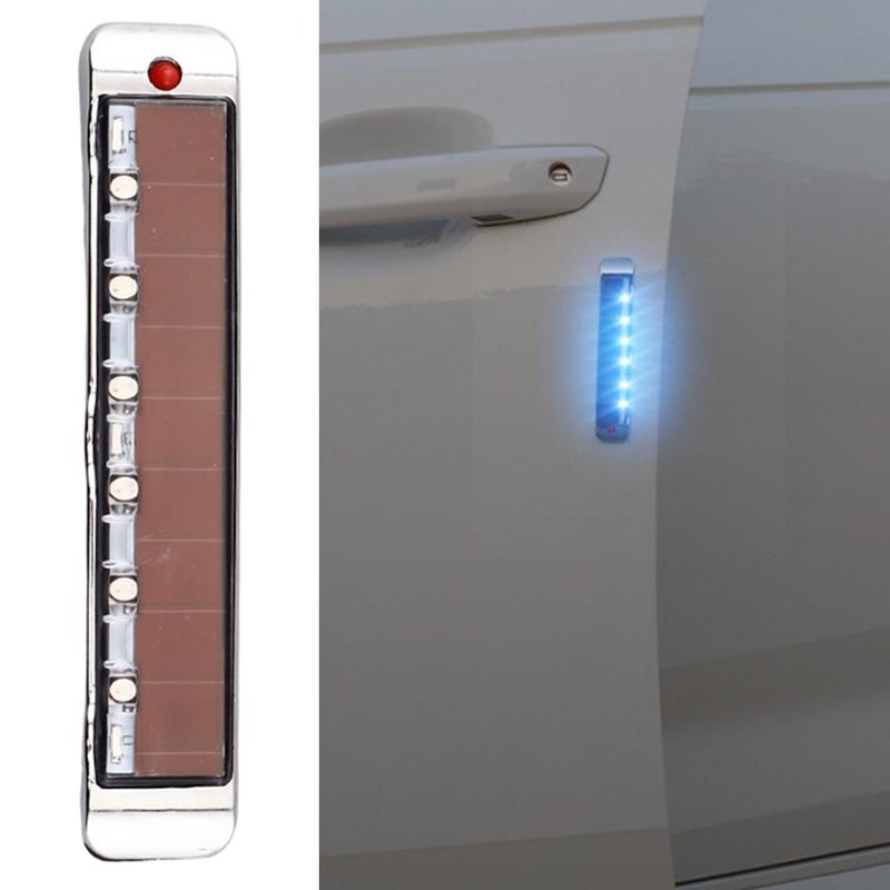 Solar LED Lights For Car High Brightness Car Door Flashing Lights Car Strobe Light Auto Exterior Decoration For Removing Static
