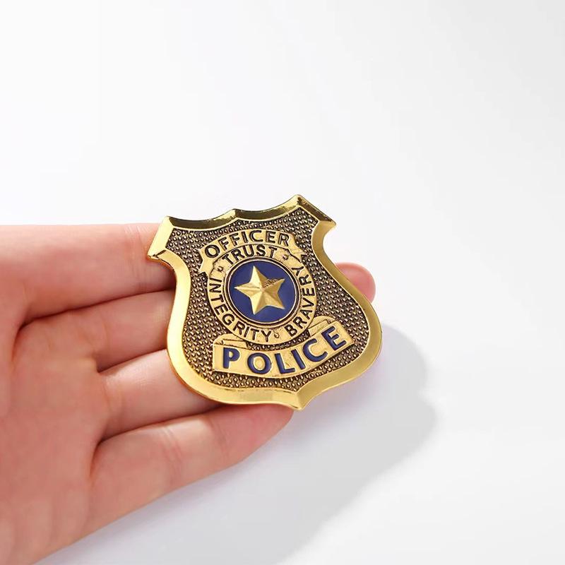 Zootopia Rabbit Judy Police Costume Brooch Badge