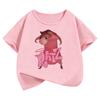 Hip Hop Y2k Mouse Design Printed T Shirts Animal Short Sleeve Kids Children's T-shirt Boys Girls Summer Spring Casual Top Tee