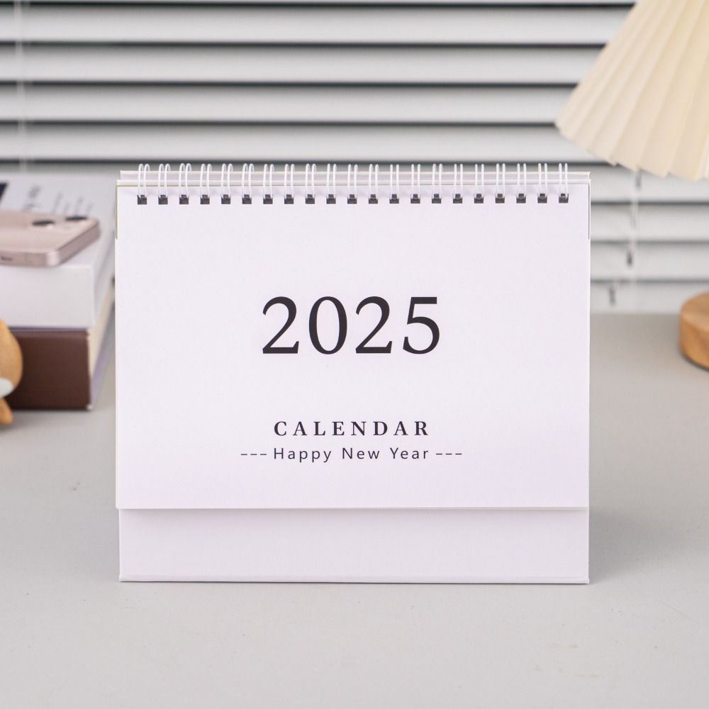 2025 2024-2025 Calendar 12-Month Standing Flip Calendar Simple Time Manegement Organizers  Gifts