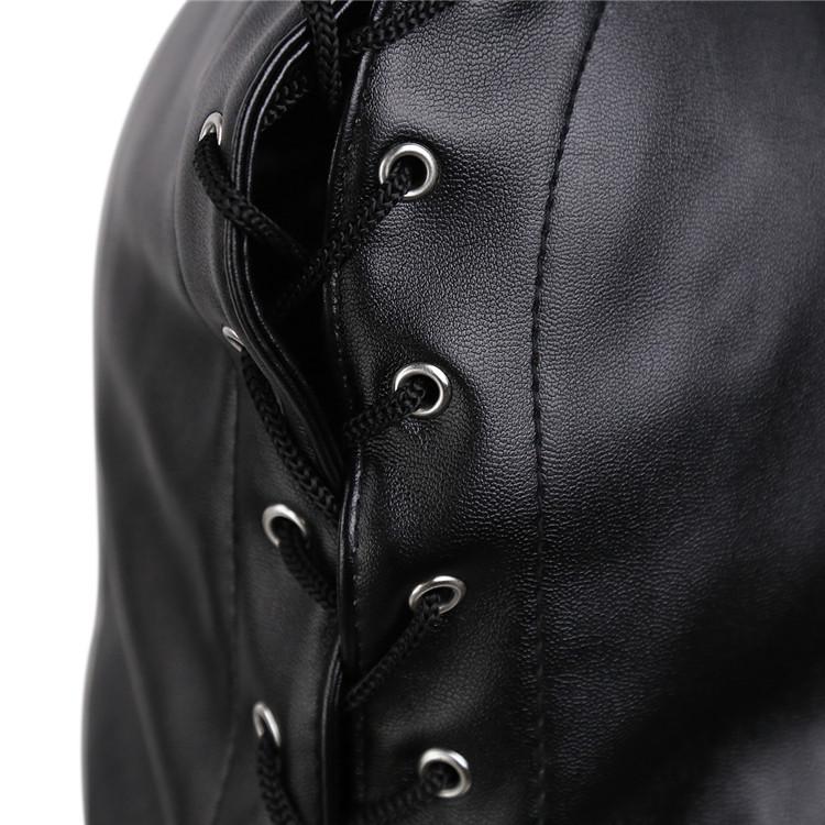 BDSM  Sex Mask Adult Toys Fetish Sex Toys Slave Headgearleather Head Covering Black Leather