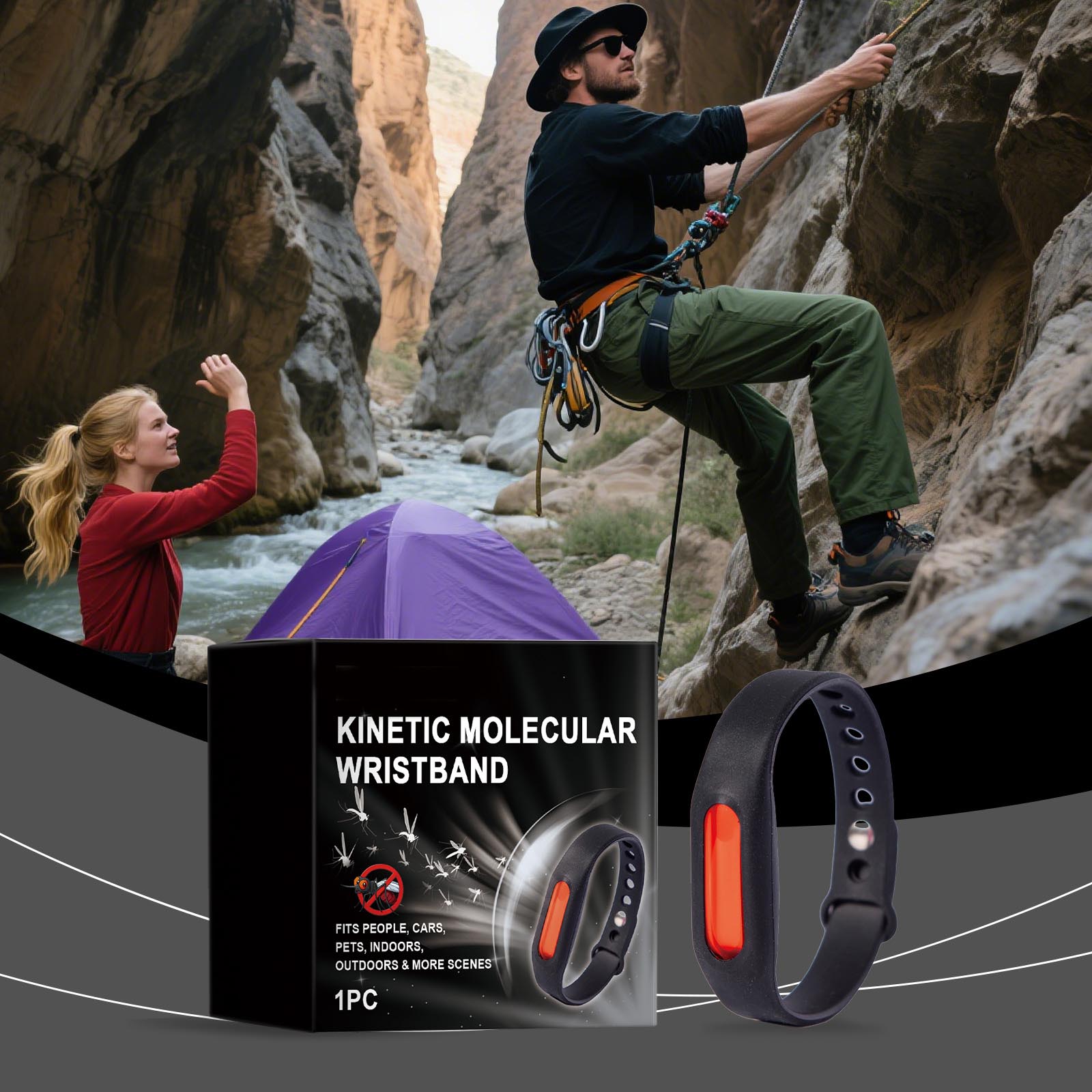 Wristband - DEET-Free Bracelet for Outdoor -, Hiking, Gardening 1ml One Size