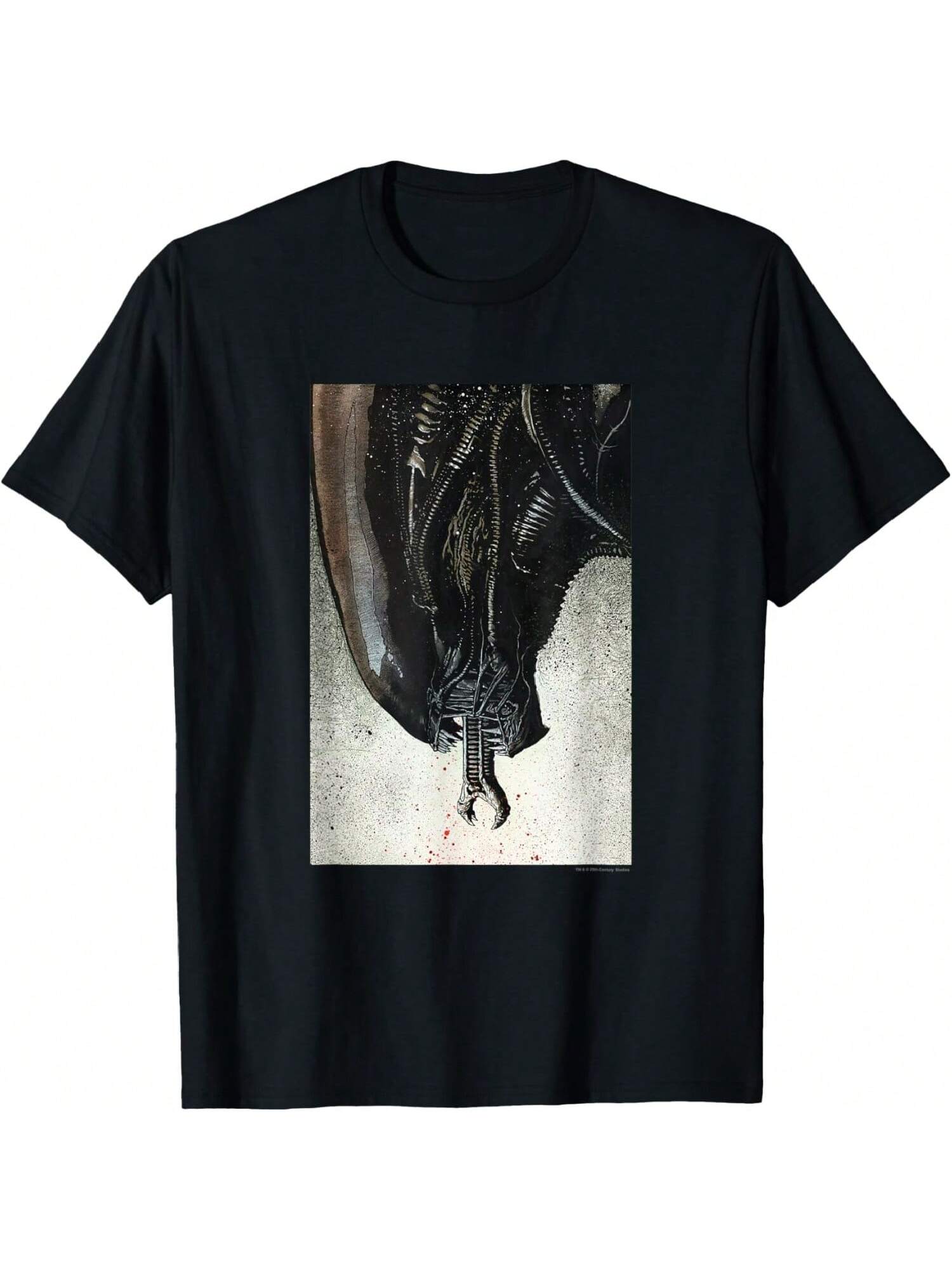 

Aliens Iconic Xenomorph Big Head Paint Splatter Big Portrait T-Shirt XXXXXL
