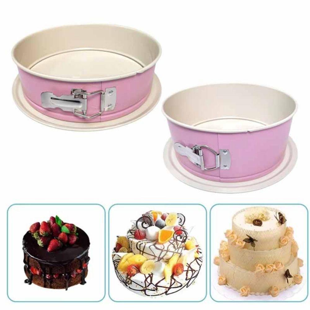 Removable Bottom Springform Cake Pan Carbon Steel Cake Mold Baking Tools  Bakeware Accessories
