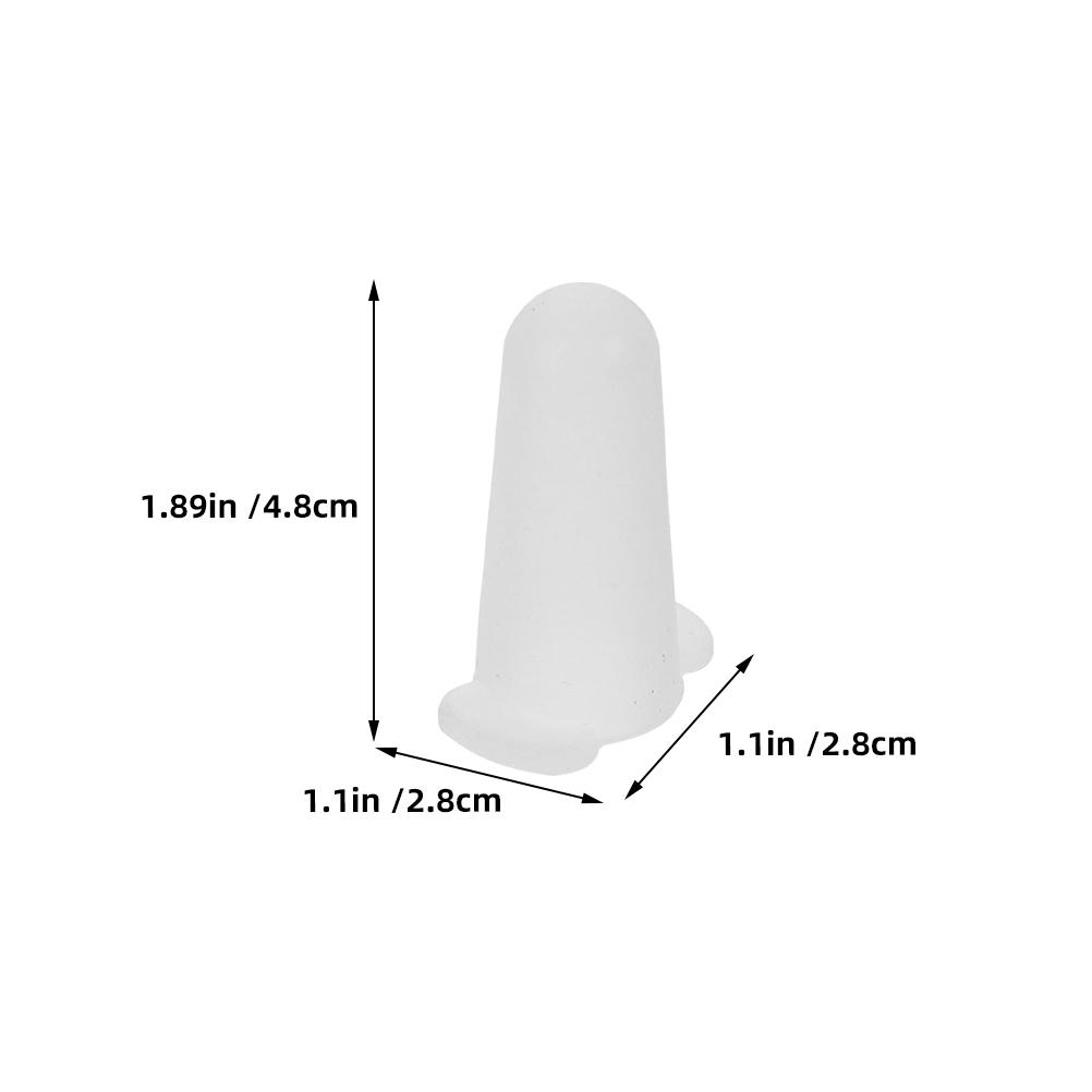 4Pcs Small Piping Tip Protectors Silicone Cover for Cake Decorating Nozzles Reusable Freshness Keeper Easy Storage and Efficient