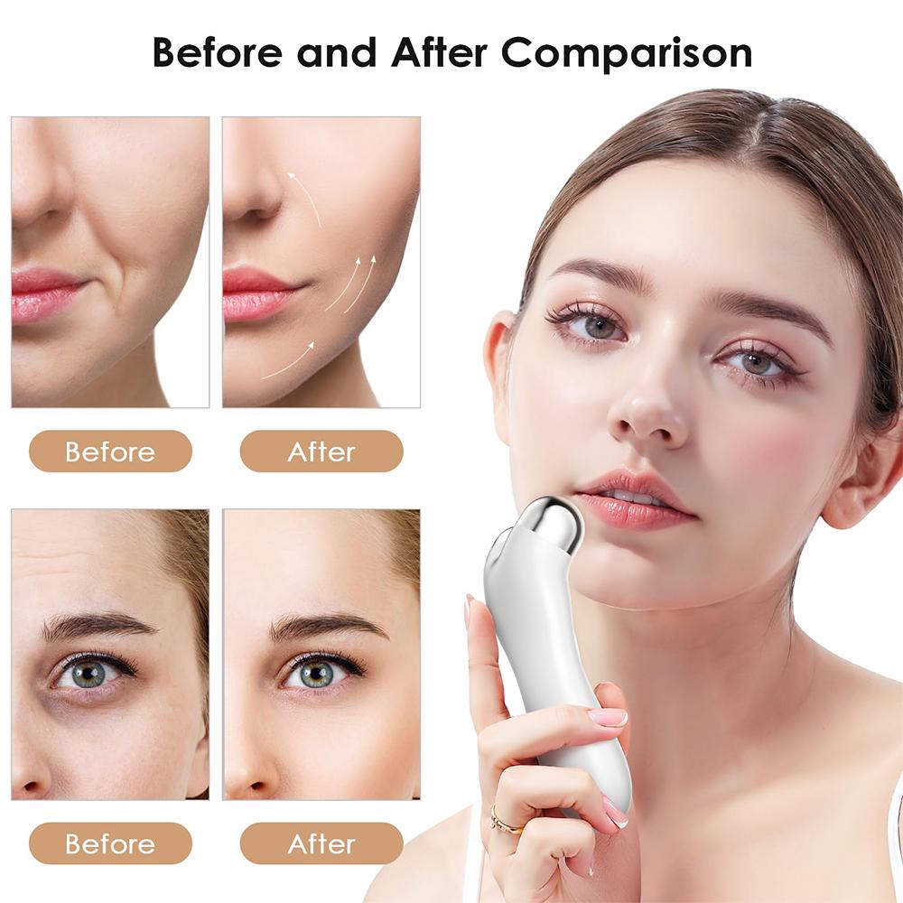 Facial Massager EMS Microcurrent Roller Device For Face Lifting Skin Tighten Double Chin Remover Tools