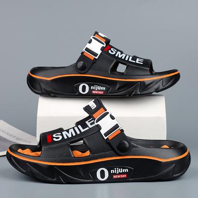 Herren Sommer Hausschuhe Dicke Sohle Rutschfeste Slides Atmungsaktive Strandpantoffeln Indoor Outdoor Hausschuhe