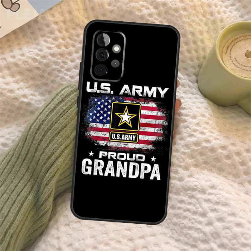 U.S Army Flag Case For Samsung Galaxy A55 A06 A05 A36 A26 A16 A54 A34 A14 A22 A32 A52 A35 A15 A53 A13 A56
