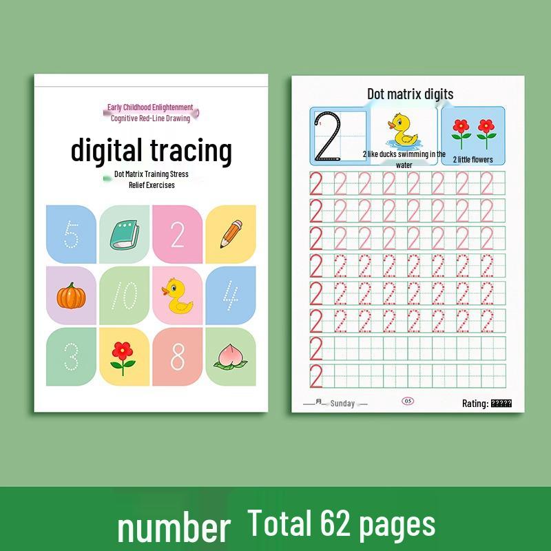 Children's Stroke Order Tracing Book: Kindergarten to Primary School Transition Writing Practice