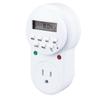 Timer Outlet 7 Day Programmable Digital Timer Plug in Light Timer Switch with 3 Prong Outlet for Appliance