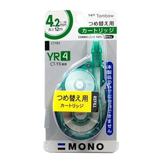 Tombow Pencil MONO Correction Tape Cartridge for Mono YX4 Mono YR4 CT-YR4 [Set of 3]
