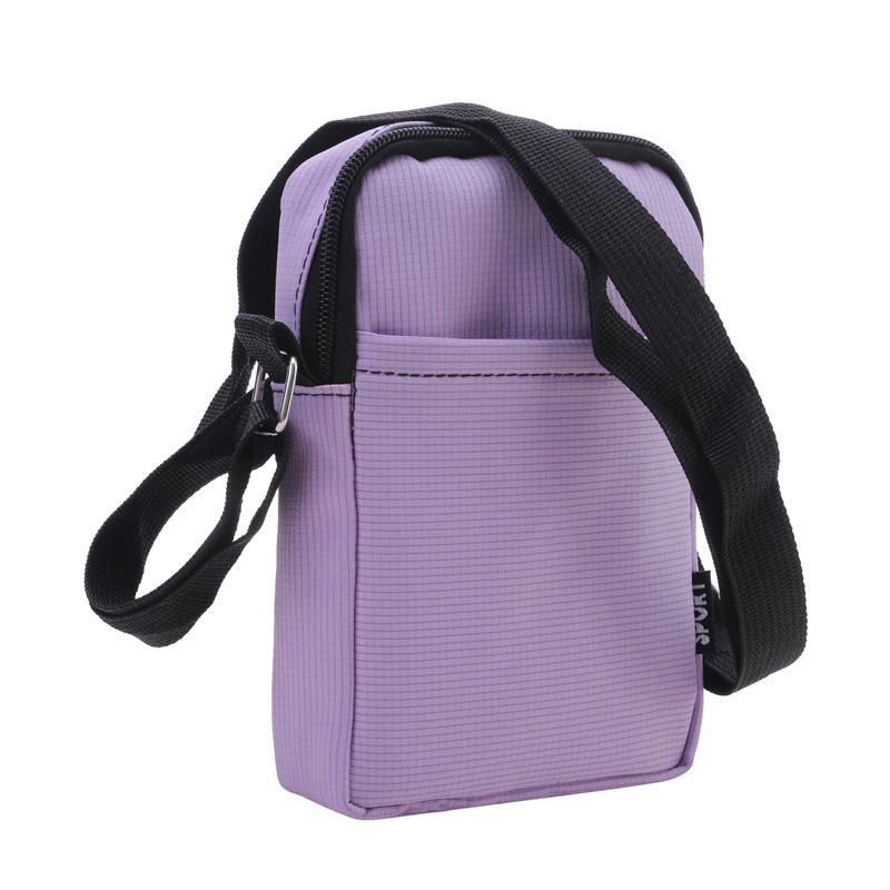 Women Canvas Small Satchel Purse Trend Candy Color Shoulder Wallet Simple Mobile Phone Crossbody Bag