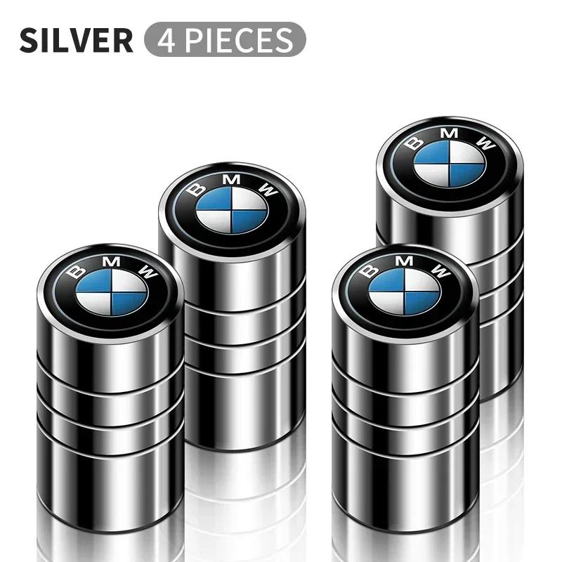 4pcs Car Badges Wheel Tire Valve Stem Caps Auto Accessories For BMW M Performance E36 E60 E90 X2 X1 X3 X5 E46 E39 E70 M3 M5 M6
