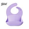 Non Irritating Silicone Bibs for Summer Baby Bib Waterproof Soft Adjustable Feeding Durable Comfortable Sensitive Skin Large Pocket Food Catch