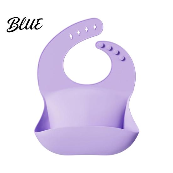 Non Irritating Silicone Bibs for Summer Baby Bib Waterproof Soft Adjustable Feeding Durable Comfortable Sensitive Skin Large Pocket Food Catch