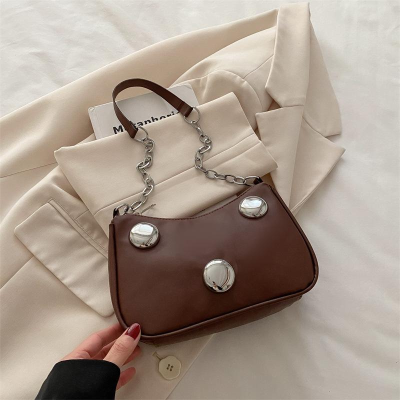 High-end Niche Bag Women's Spring 2025 New Fashion Shoulder Messenger Bag Women's Popular Mini Underarm Bag