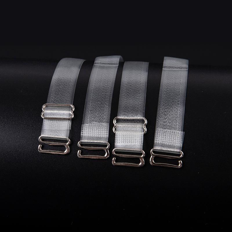 

1 пара високих еластичних бретелей для нижньої білизни, регульованих невидимих ​​лямок Frosted 1.5cm