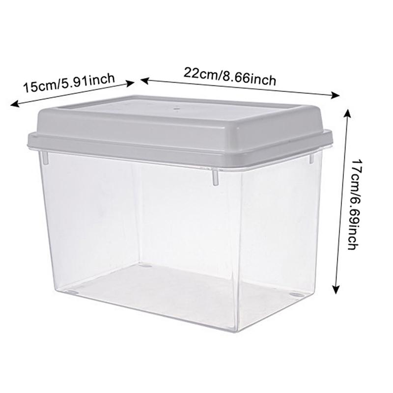 Brot Toast Kühlschrank Crisper Aufbewahrungsbox Küche Kunststoff Lebensmittelbehälter Box