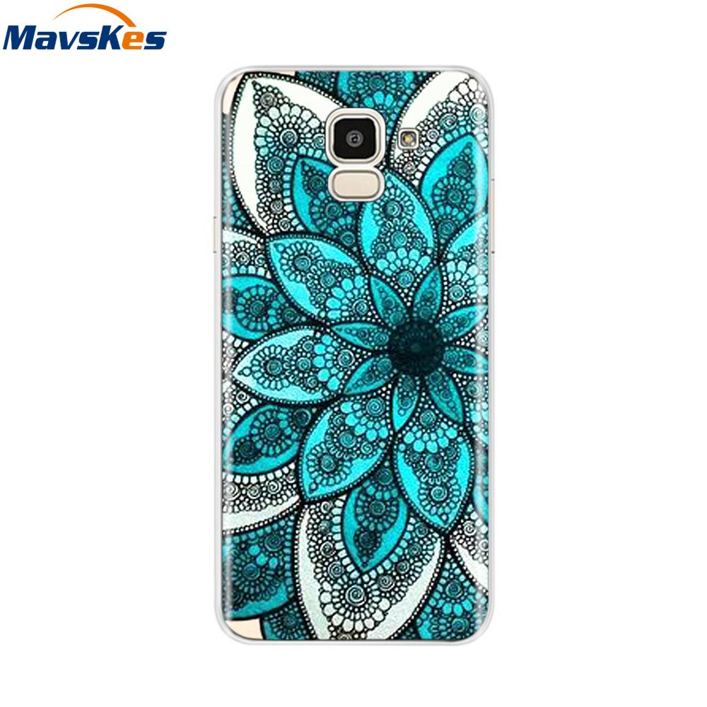 For Samsung Galaxy J6 2018 Case Soft TPU Silicone Back Cover sFor Coque Fundas Samsung J6 2018 J6 Plus 2018 Soft Phone Cases