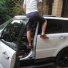 1PC Foldable Car Door Step, Durable Metal Mount for Easy Roof Access. Universal Fit for Most Vehicles.