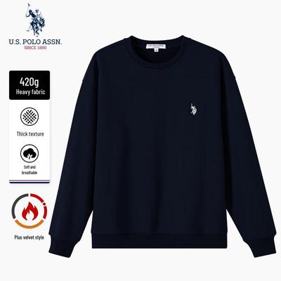 Heren Fleecegevoerde Zwaargewicht Lange Mouw Sweatshirt