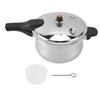 Pressure Cooker Stainless Steel 80kpa Explosion Proof Pressure Cooker With Pressure Limit Valve For Gas Stove Induction Cooker Open Flame 6l, 24cm/9.