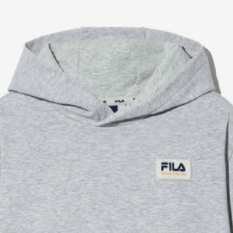[fila Kids] Basic Hooded Sweatshirt  Fk2pog3103x Wtm  q0zFk2pog3103xWtm