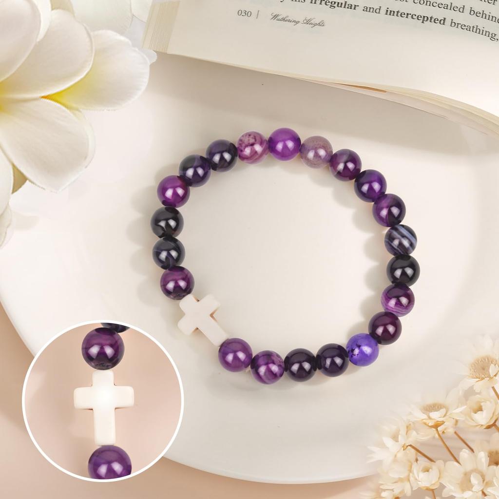Christian Christmas Gifts for Women Religious Cross Bracelet Gifts for Women/Daughter/Friend/Sister/Grandma/Granddaughter/Godmother Inspirational