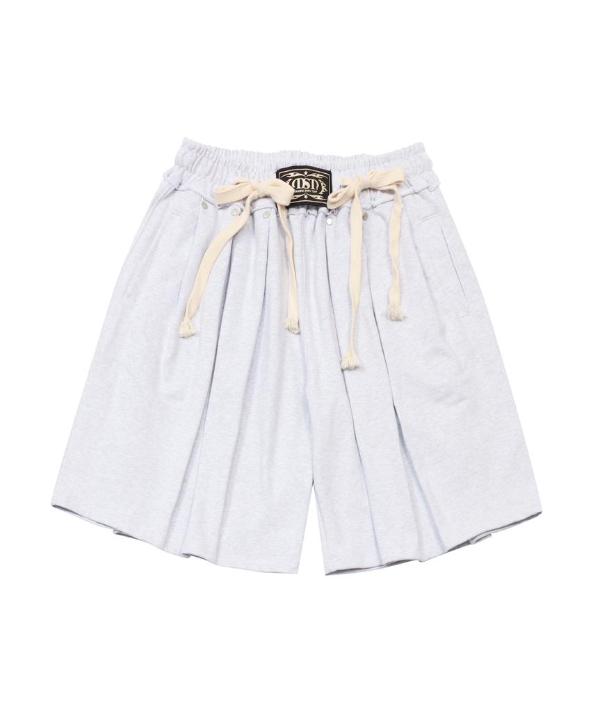 Deogdaibeu Crude Rivet Boxer Bermuda Pants White