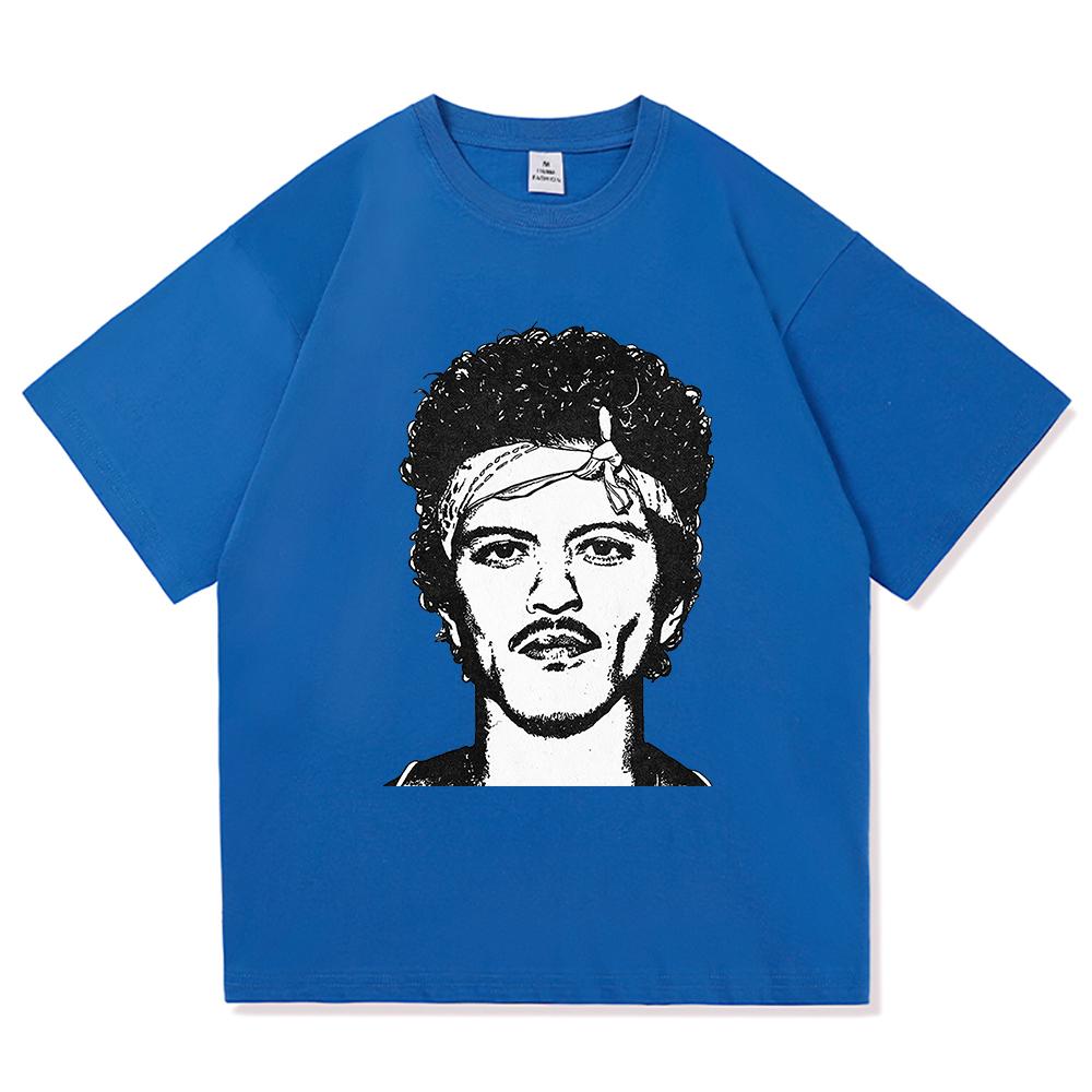 Bruno Mars Das RoUnisextic T-Shirt 2026 Neues Album Retro UnisexDamenbekleidung Harajuku Hochwertige Oberteile Baumwoll-T-Shirts Vintage