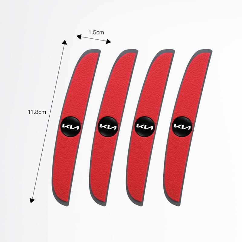 DFIB1 Car Door Anti-Collision Sticker Silicone Scratch Resistant Patch Valve For KIA EV6 Stinger RIO Sorento Ceed Borrego K4 K5 Sonet