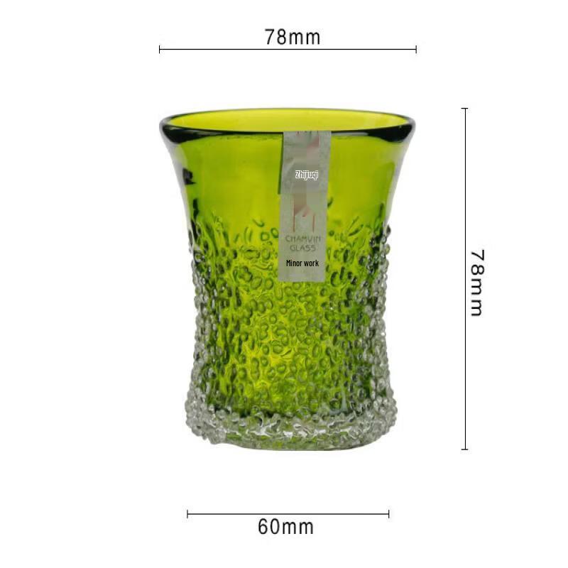 Edo Glass Salt Snow Handmade Whiskey Glass
