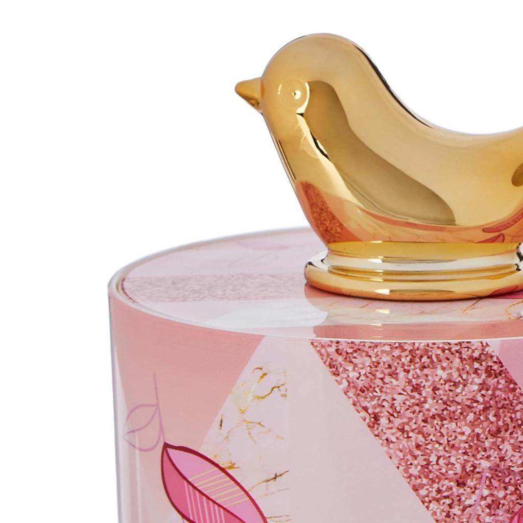 Set With Serving Tray & Lid | Plastic Dry Food Storage Box I Gifting Set I Multi-Purpose Box I Serving Set 500 ML, Set of 4, Pink