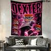 Dexter's Laboratory Wall Tapestry Aesthetic Wall Hanging Printed Fabric Blanket Decorative Tapestries for Bedroom Living Room Home Decor