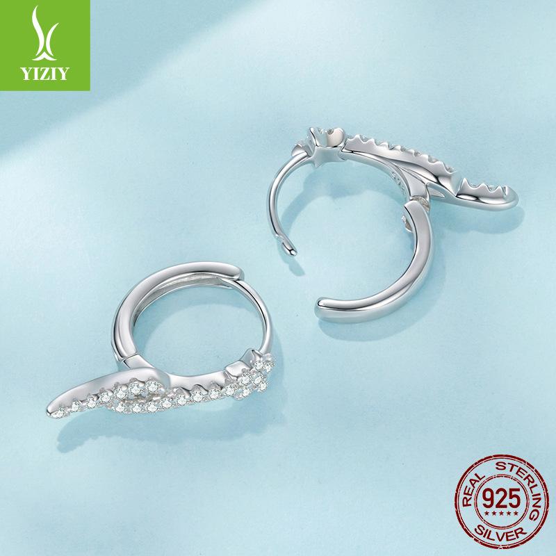 Shining Niche Meteor Earrings Women'S High Sense S925 Sterling Silver Star Earrings Earrings