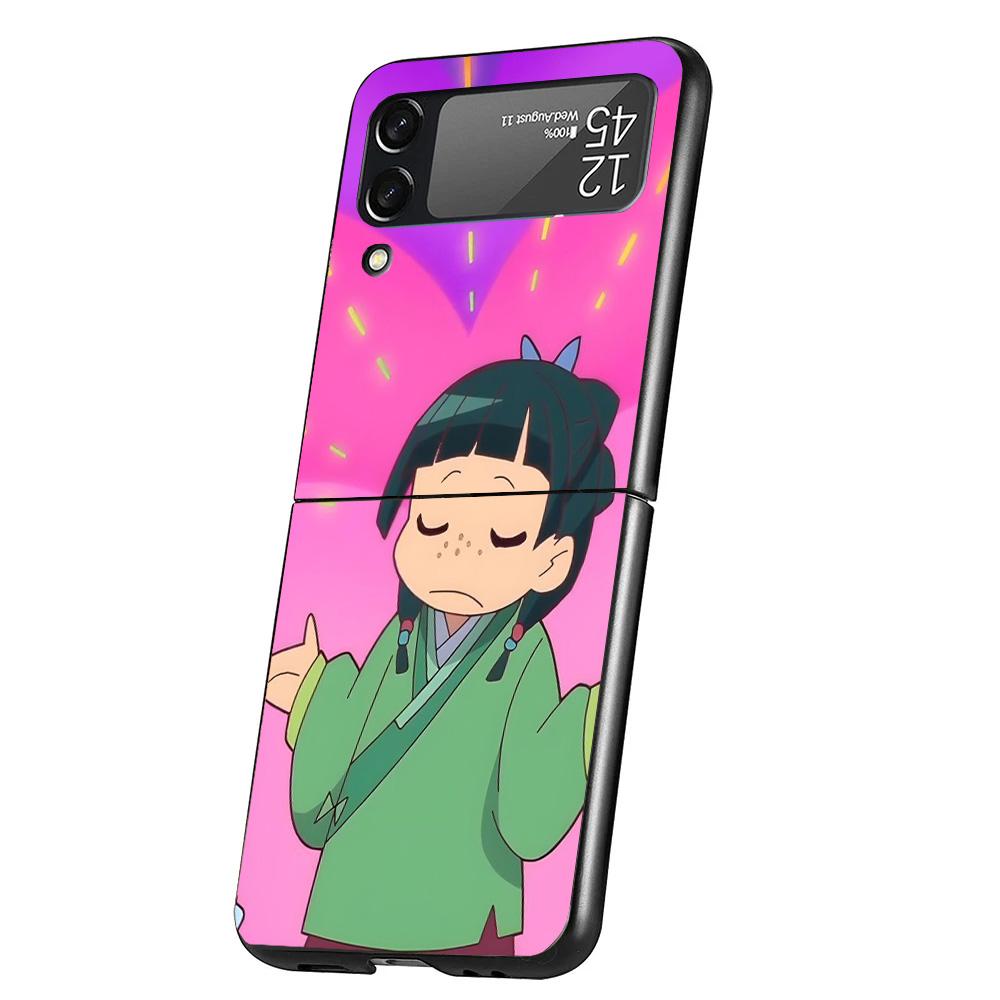 A-Apothecary D-Diaries Anime Cover Phone Case For Samsung Galaxy Z Flip 7 6 5 4 3 5G Flip7 Flip6 Flip5 Flip4 Flip3 Black Fundas