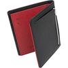 [Dom Teporna] Men's Bi-fold Wallet, Slim and Compact, Small, Thin, Yet High Capacity with 12 Card Slots, Saffiano Leather, Coin Purse, Bill Compartmen