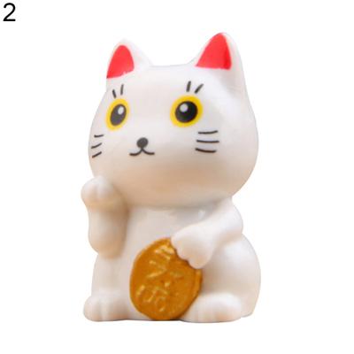Wealth Lovely Cat Miniature Landscape Decoration Miniascape Garden Decoration