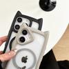 3D Cat Ear Magnetic Charging Case for IPhone 17 16 15 14 13 12 11 Pro Max 16 Plus 12 13 Mini 17Air Transparent PC TPU Armor Cover